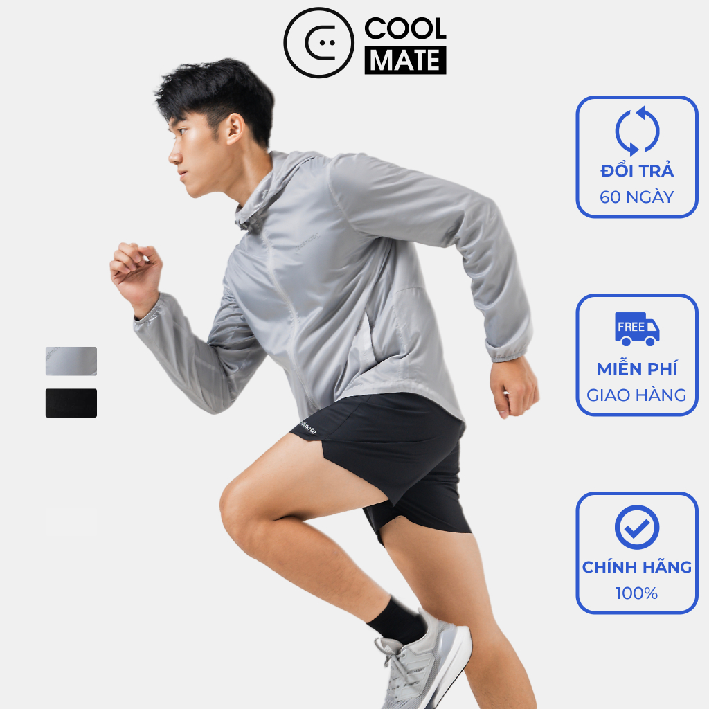 Áo khoác chạy bộ có mũ Fast and Free siêu nhẹ - Thương hiệu Coomate