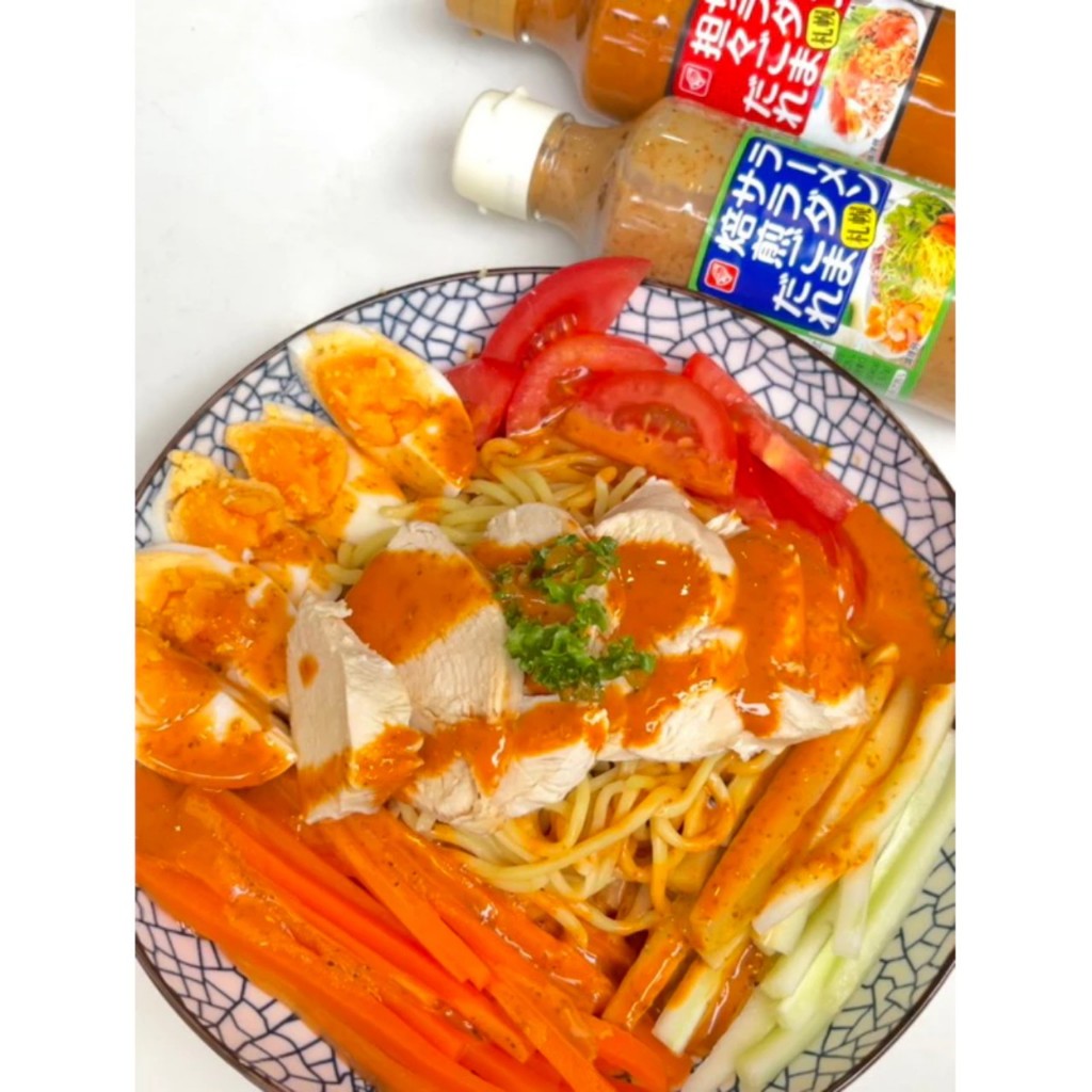 Sốt salad mè rang nhập khẩu từ Nhật Bản dùng ăn salad eatclean healthy chai 215gr