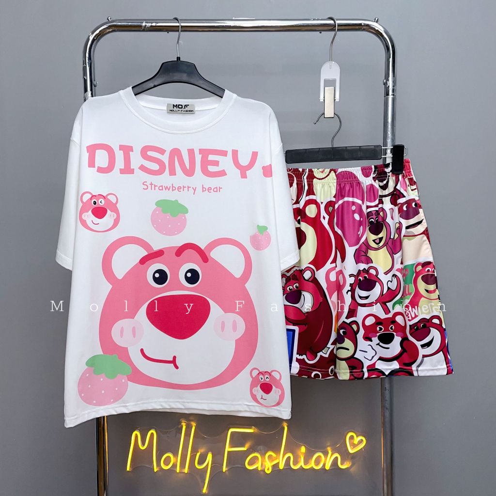 Set đồ bộ hoạt hình DISNEY ❤️ Bộ mặc nhà Cartoon form rộng Freesize Unisex nam nữ Molly Fashion