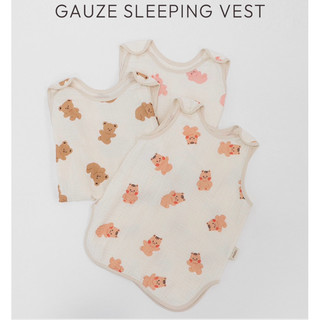 Túi ngủ vải xô Hàn 100% cotton thấm hút mồ hôi Dot to dot xuất Hàn dư xịn