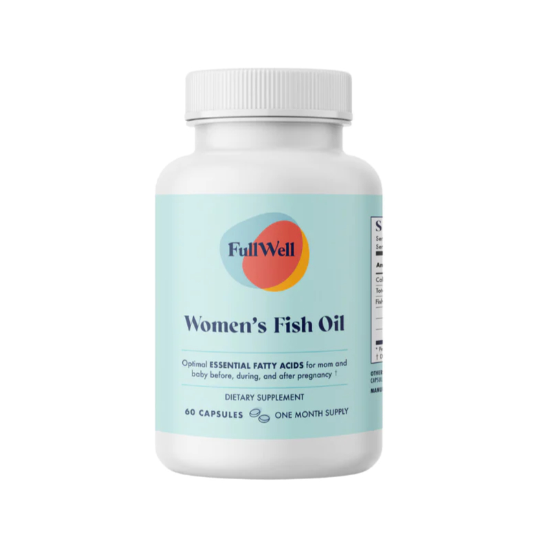 Dầu cá thuỷ ngân thấp cho mẹ và bé "Fullwell" Women's Fish Oil 1000mg 60 viên