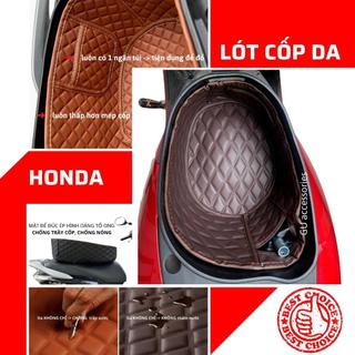 Lót cốp chống nóng xe máy HONDA Vision Mới chất liệu da cao cấp sang trọng thiết kế hiện đại có túi tiện dụng GU