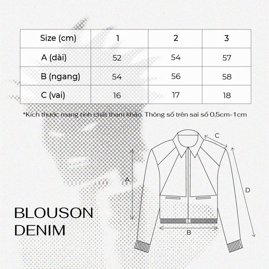 Áo khoác - BLOUSON DENIM JACKET  - Hungocb Studio