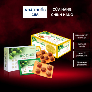 KẸO NGẬM BẢO THANH - HỖ TRỢ GIẢM HO, ĐAU HỌNG, NGỨA CỔ - KHUYẾN MÃI CHÍNH HÃNG