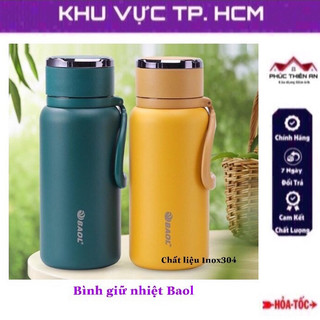 [Chính hãng] Bình giữ nhiệt Baol có quai xác tiện dụng - 2 lớp siêu dày, siêu bền