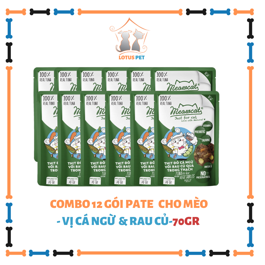 Pate Meowcat dành cho mèo trưởng thành - 70GR