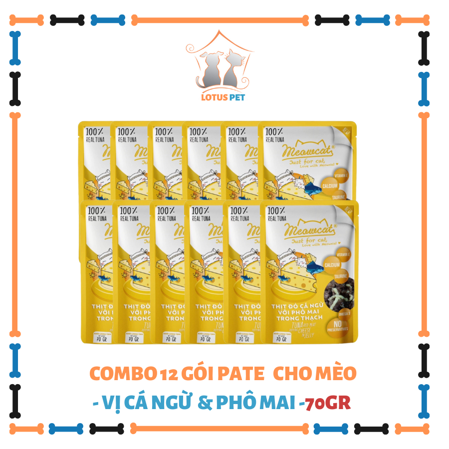 Pate Meowcat dành cho mèo trưởng thành - 70GR