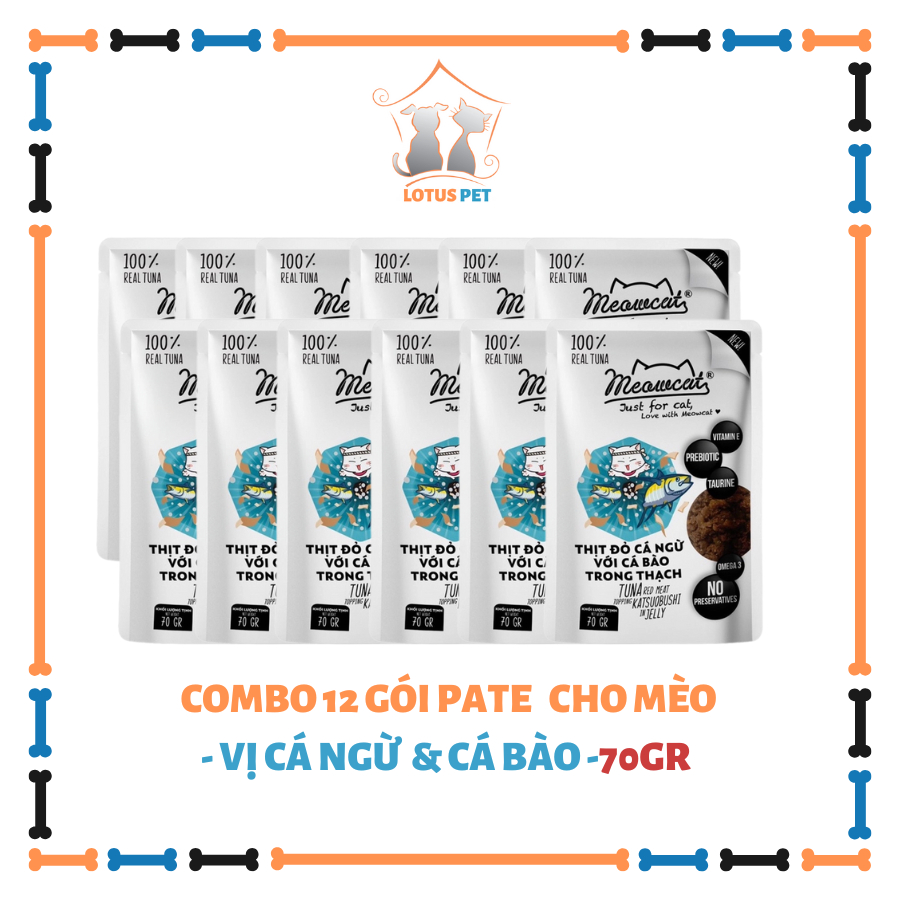 Pate Meowcat dành cho mèo trưởng thành - 70GR
