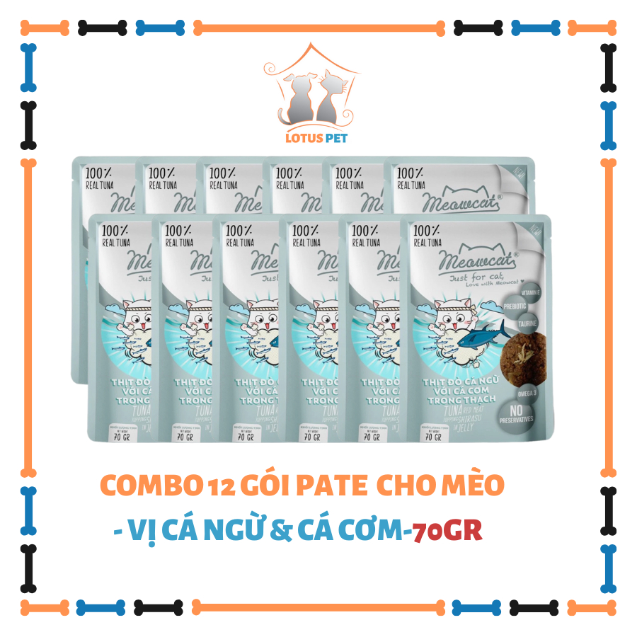Pate Meowcat dành cho mèo trưởng thành - 70GR