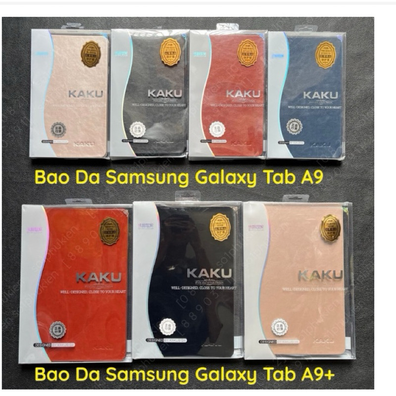Bao da KAKU Samsung Galaxy Tab A11 / A11 PLUS / TAB A9 Tab A9+ (Plus) cao cấp, da mịn đẹp