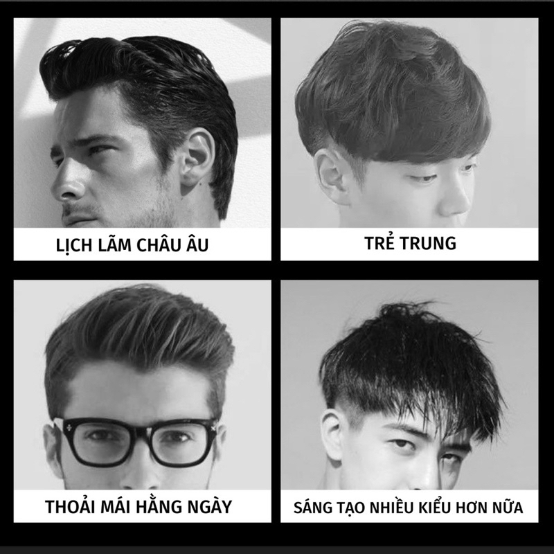Sáp vuốt tóc nam giữ nếp EUNOMIA 100g keo vuốt tóc nam gel tạo kiểu undercut side part hương thơm dễ chịu TMALL COSMETIC