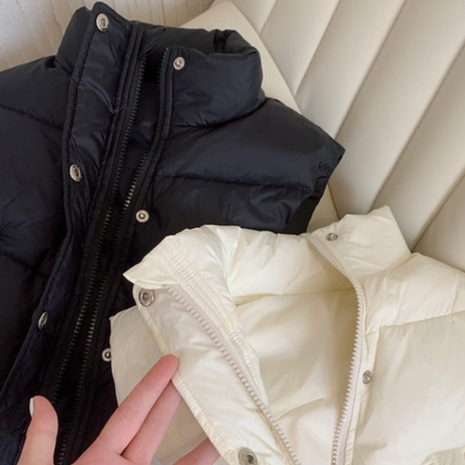 Áo Phao Gile Cho Bé Áo Khoác Gile Cho Bé Gái Lót Bông 3 Lớp Siêu Nhẹ cho bé từ 8-30kg GL01