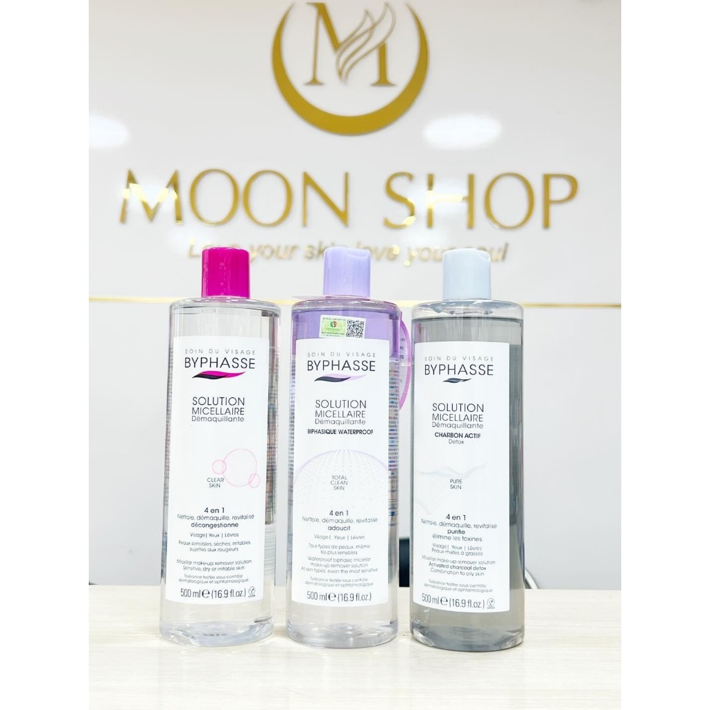 NƯỚC TẨY TRANG BYPHASSE SOLUTION MICELLAIRE 500ML - CHAI