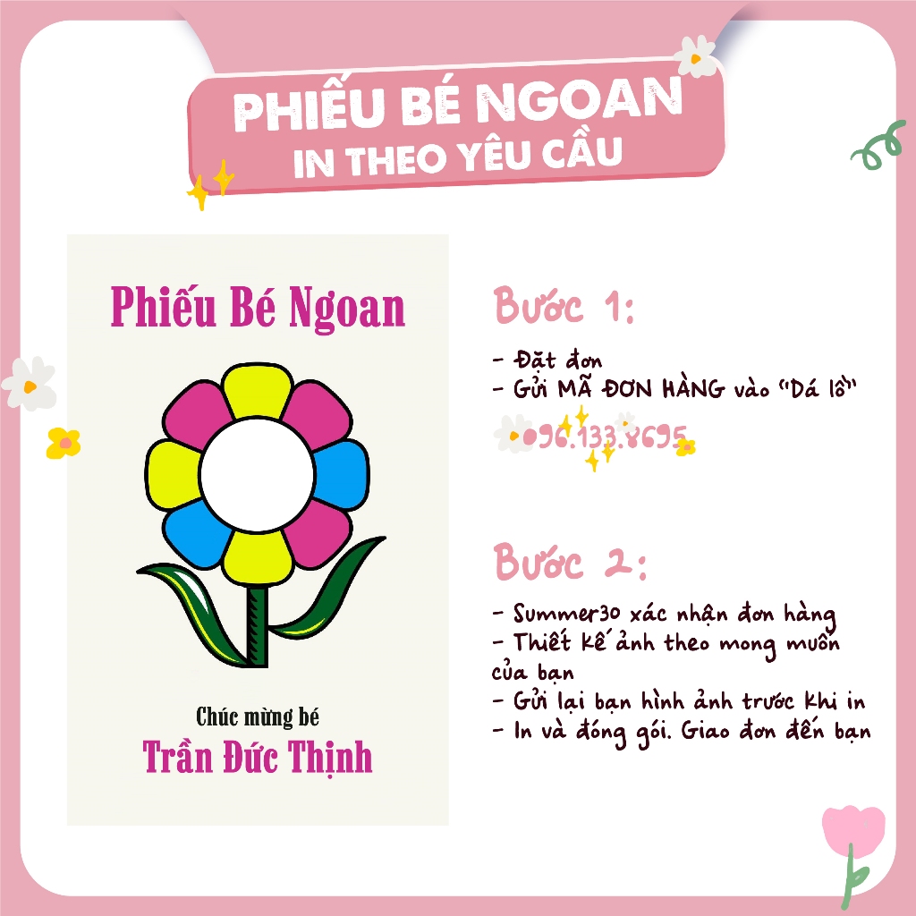 PHIẾU BÉ NGOAN - HƯ theo yêu cầu tặng người iu, bạn bè vui nhộn