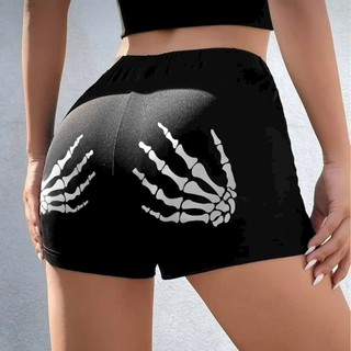 Quần legging đùi yoga, quần ngắn body dáng ôm tôn dáng nữ