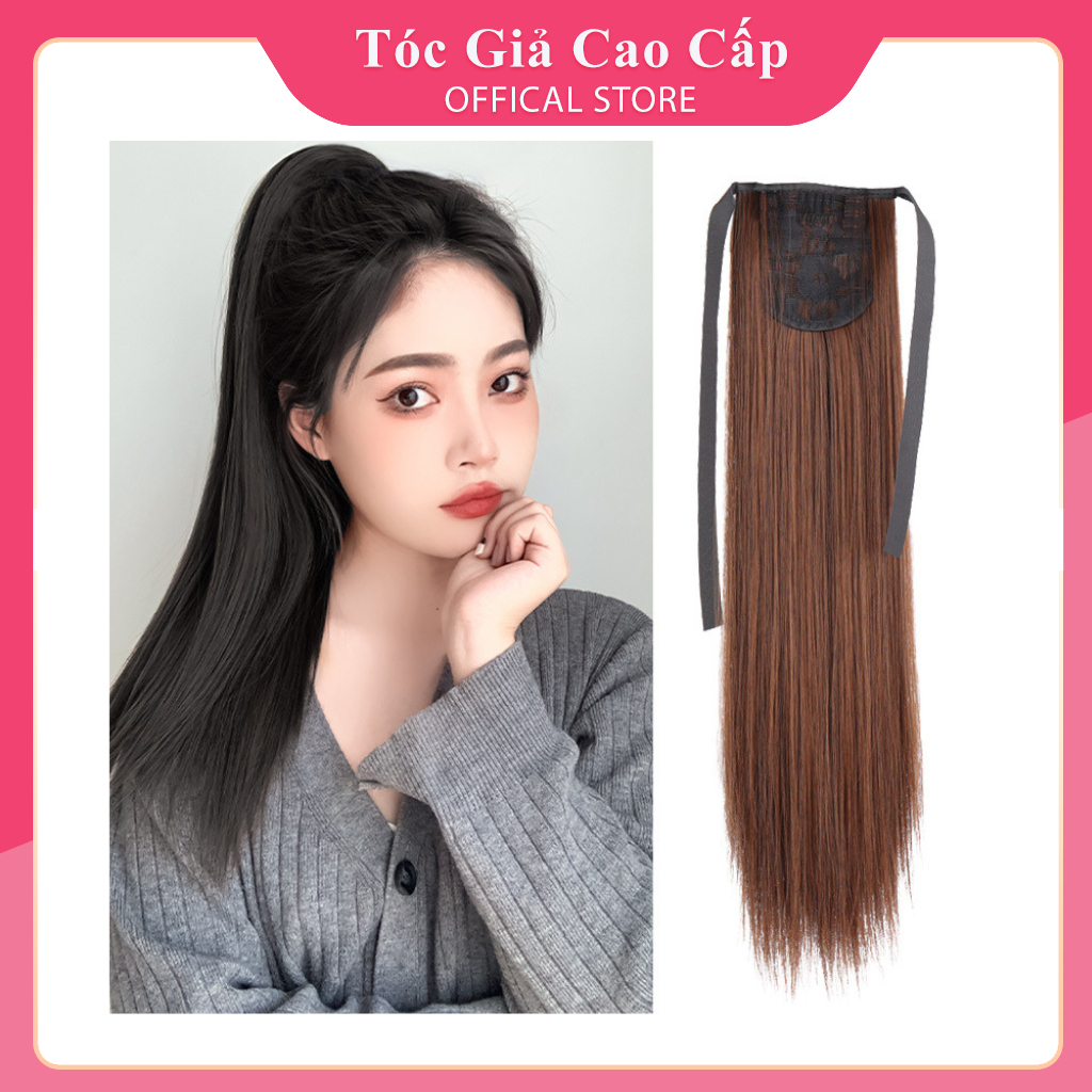 Combo tóc giả cột thẳng