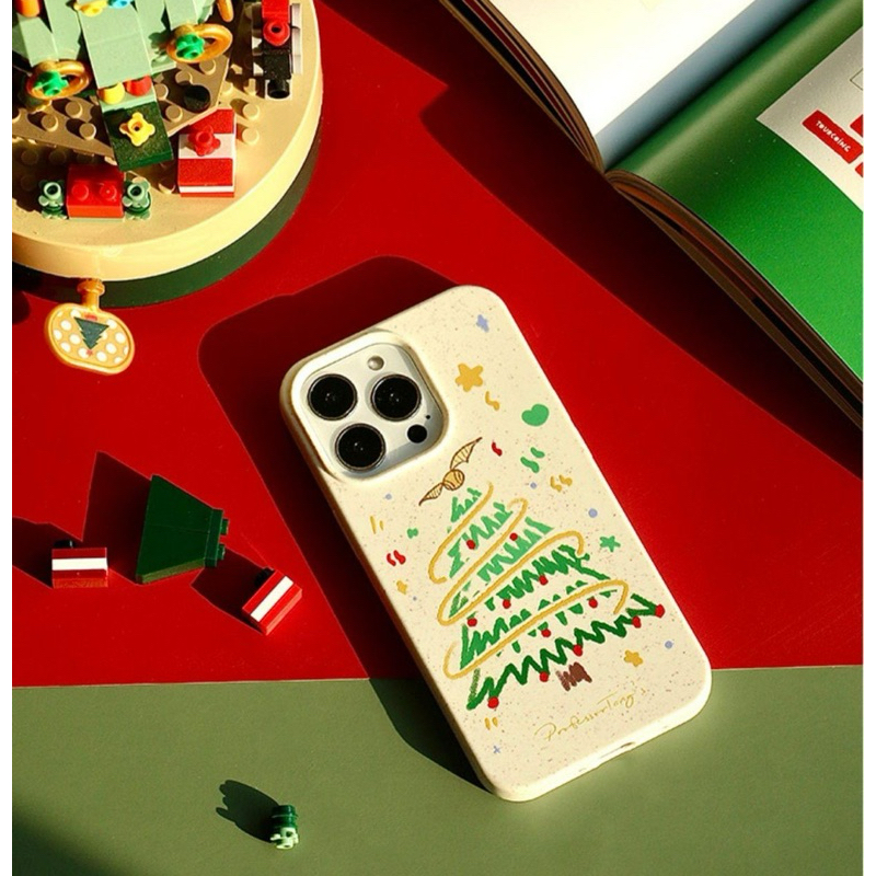 ỐP IPHONE FULL VIỀN HOẠ TIẾT MISTLETOE