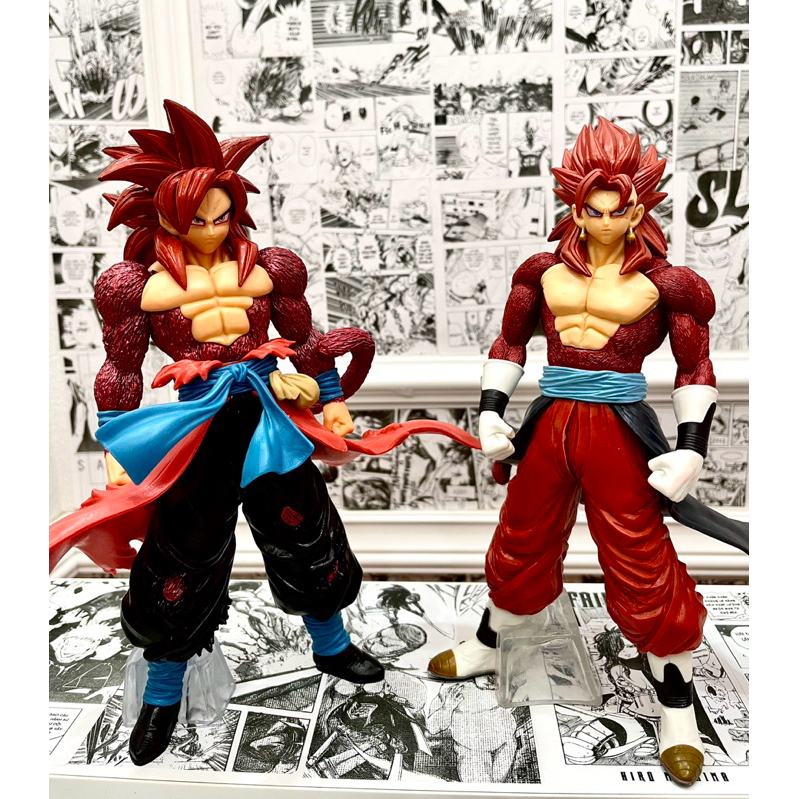Mô hình Dragon Ball : Gogeta SS4 & Vegito SS4 cao 28cm nhựa PVC