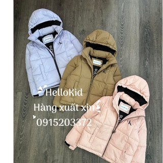 Áo phao CzK xịn rút eo bé gái