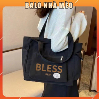  Túi Tote Túi Đeo Vai Nữ Kẹp Nách Có Khoá Kéo Đựng Vừa Sách A4 Laptop 14in Phù hợp Sinh Viên Văn Phòng Đi Học Đi Làm - bl 