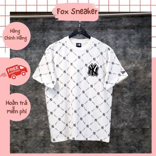 Áo thun new era ny mono trắng hàng chính hãng code: 19500185 | fox sneaker