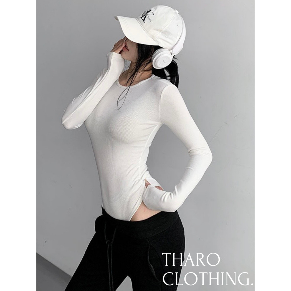 Bodysuit Tay Dài Cổ Tròn, Áo Liền Thân - Tharo Clothing - [AO00079]