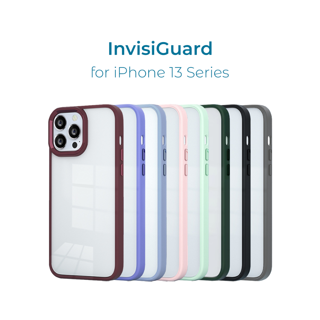 Ốp lưng điện thoại Unique Case dành cho iPhone 13 Mini / 13 / 13 Pro / 13 Pro Max trong suốt InvisiGuard IG13