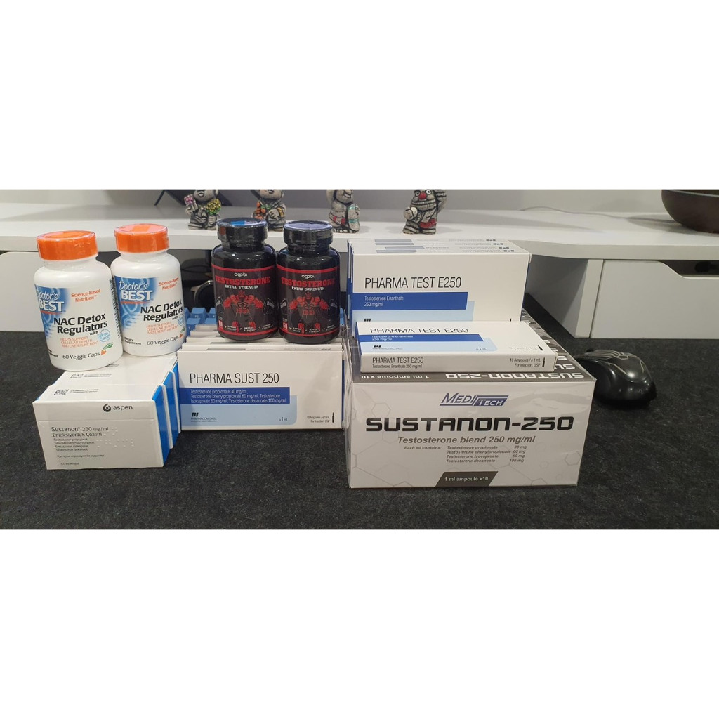 ✓  10 hộp Sústanon 250mg Hộp 1 ống Thổ Nhĩ Kỳ, sus xanh - tăng cơ