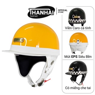 Mũ bảo hiểm 1/2 nửa đầu  Napoli Kiểu Dáng Bosozoku Japan Style - Trend xu hương mới