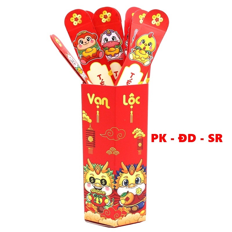 Bao Lì Xì Gieo Quẻ - Hộp 12 Quẻ - Siêu Đẹp Độc Lạ - Siêu Rẻ