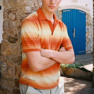 Áo polo nam Mango authentic Gradient knit size S