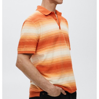 Áo polo nam Mango authentic Gradient knit size S