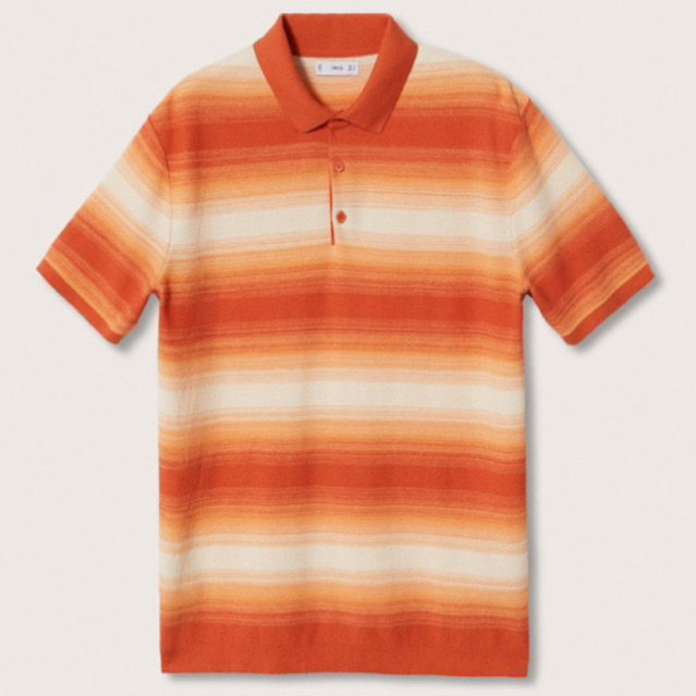 Áo polo nam Mango authentic Gradient knit size S