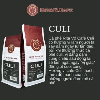 Cà phê hạt rang rita võ cafe culi 500g