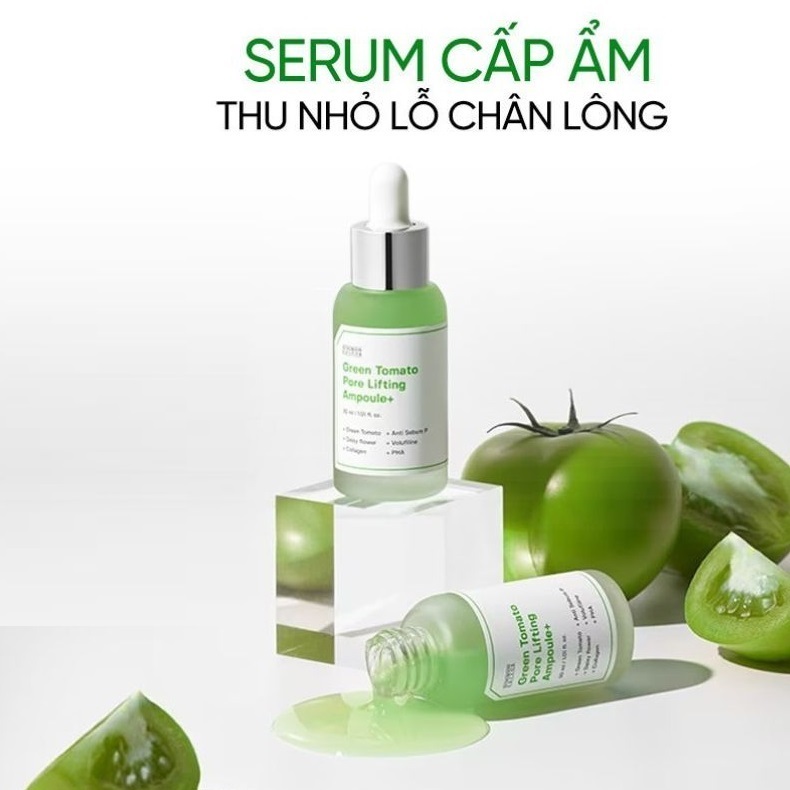 Tinh Chất Cà Chua Xanh Sungboon Editor Green Tomato Pore Lifting Ampoule+ 30ml