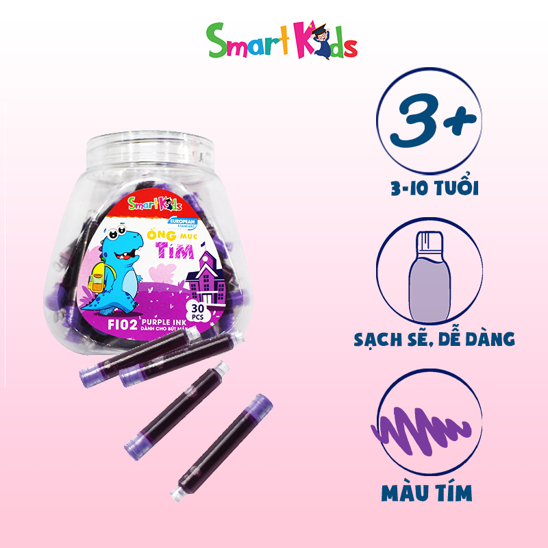 Hộp ống mực tím Smartkids FI02 (30 ống/ hộp)