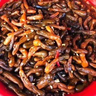 Dưa mắm nụ trộn tỏi ớt hủ 500g