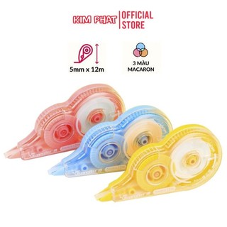 Bút xóa băng/ bút xóa kéo guangbo h05018 / 12m, nhựa trong suốt