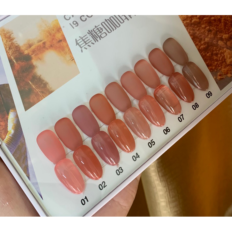 Set sơn Thạch màu mới set 9 chai