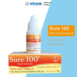 Kem mụn trứng cá sure 100 8g giảm mụn, giảm thâm mụn