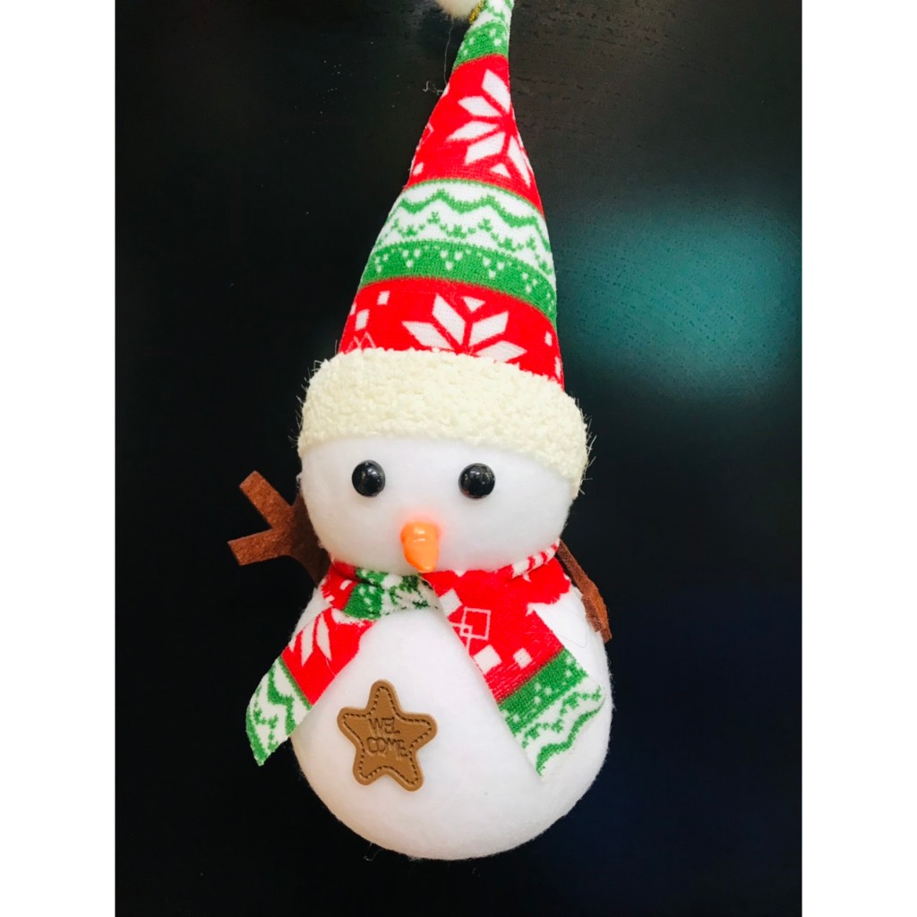 Gấu bông noel đội mũ quà tặng noel