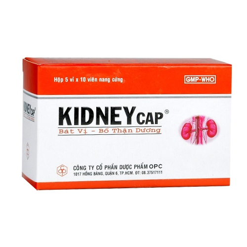 Kidney Cap OPC bát vị, bổ thận dương (5 vỉ x 10 viên)