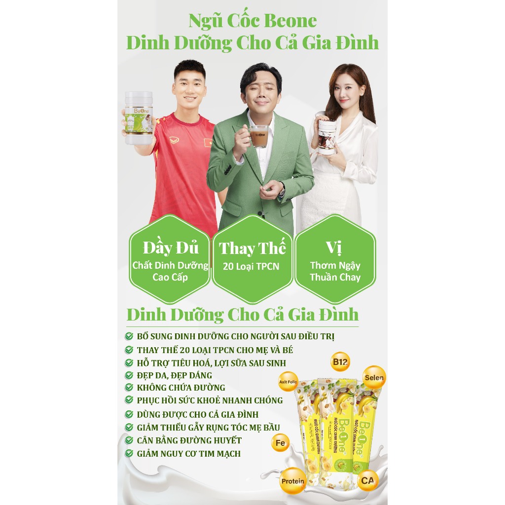 Combo 5 hộp ngũ cốc Beone vị chuối