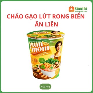 Cháo gạo lứt rong biển ăn liền yum mom- ly 45g
