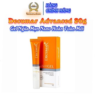 Gel ngừa mụn nano decumar advanced 20gr hoàn toàn mới - giảm mụn, mờ thâm, ngừa sẹo hiệu quả