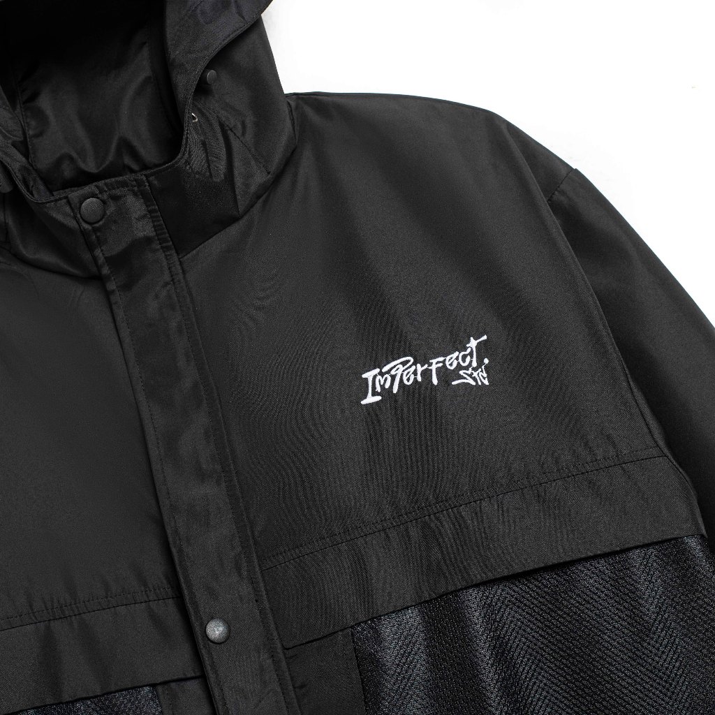 Áo Windbreaker Jacket Boxy, áo khoác gió vải ép dày dặn - Snomad