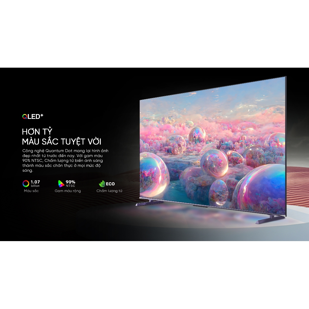 Google Tivi Coocaa Qled+ 100 Inch - 100A5D  - Lắp Đặt Miễn Phí