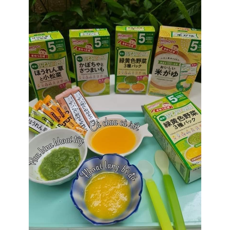 BỘT ĂN DẶM WAKODO CHO BÉ 5,7 tháng