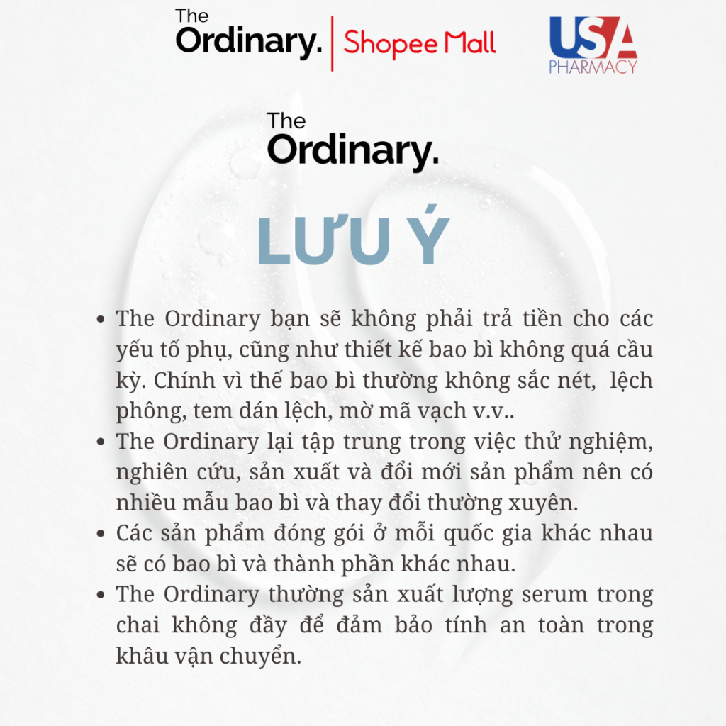 Serum Sáng Da, Ngừa Mụn, Se Khít Lỗ Chân Lông Niacinamide 10% + Zinc 1% The Ordinary