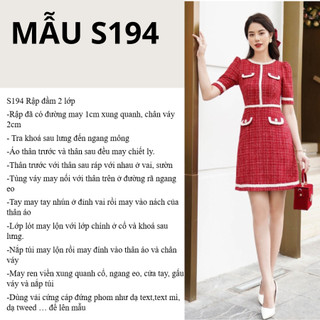RẬP GIẤY CỨNG CẮT SẴN ĐẦM S194